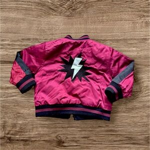 CAT & JACK • reversible quilted bomber jacket